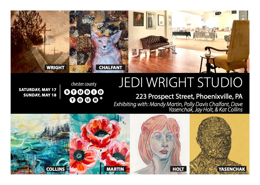Announcing Resident Artist Jedi Wright's Chester County Studio Tour Host Art Event