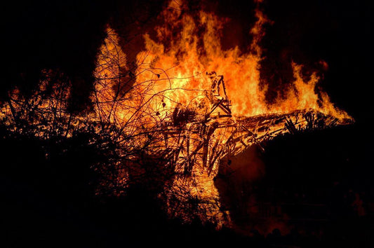 Phoenixville Firebird Festival Burn Color Photo