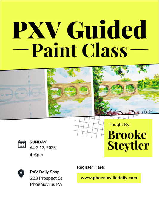 Guided PXV Railroad Arch Bridge Paint Class With Brooke Steytler