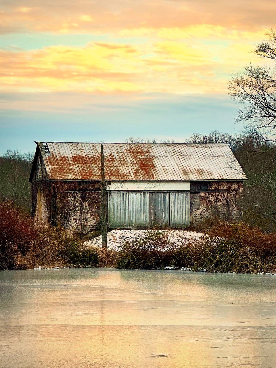 Winter Whispers Chester County Landscape Photo