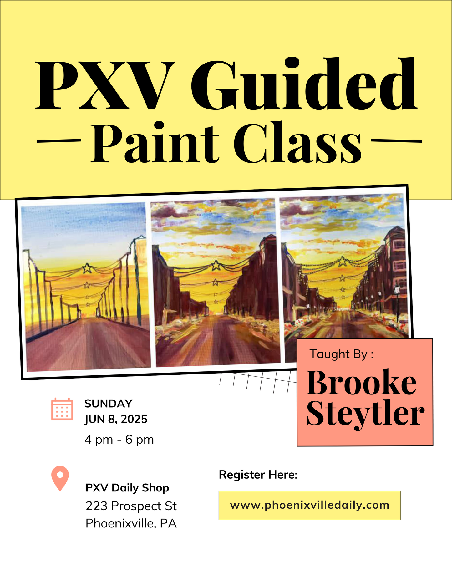 Guided PXV Bridge St Paint Class With Brooke Steytler
