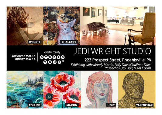 Announcing Resident Artist Jedi Wright's Chester County Studio Tour Host Art Event
