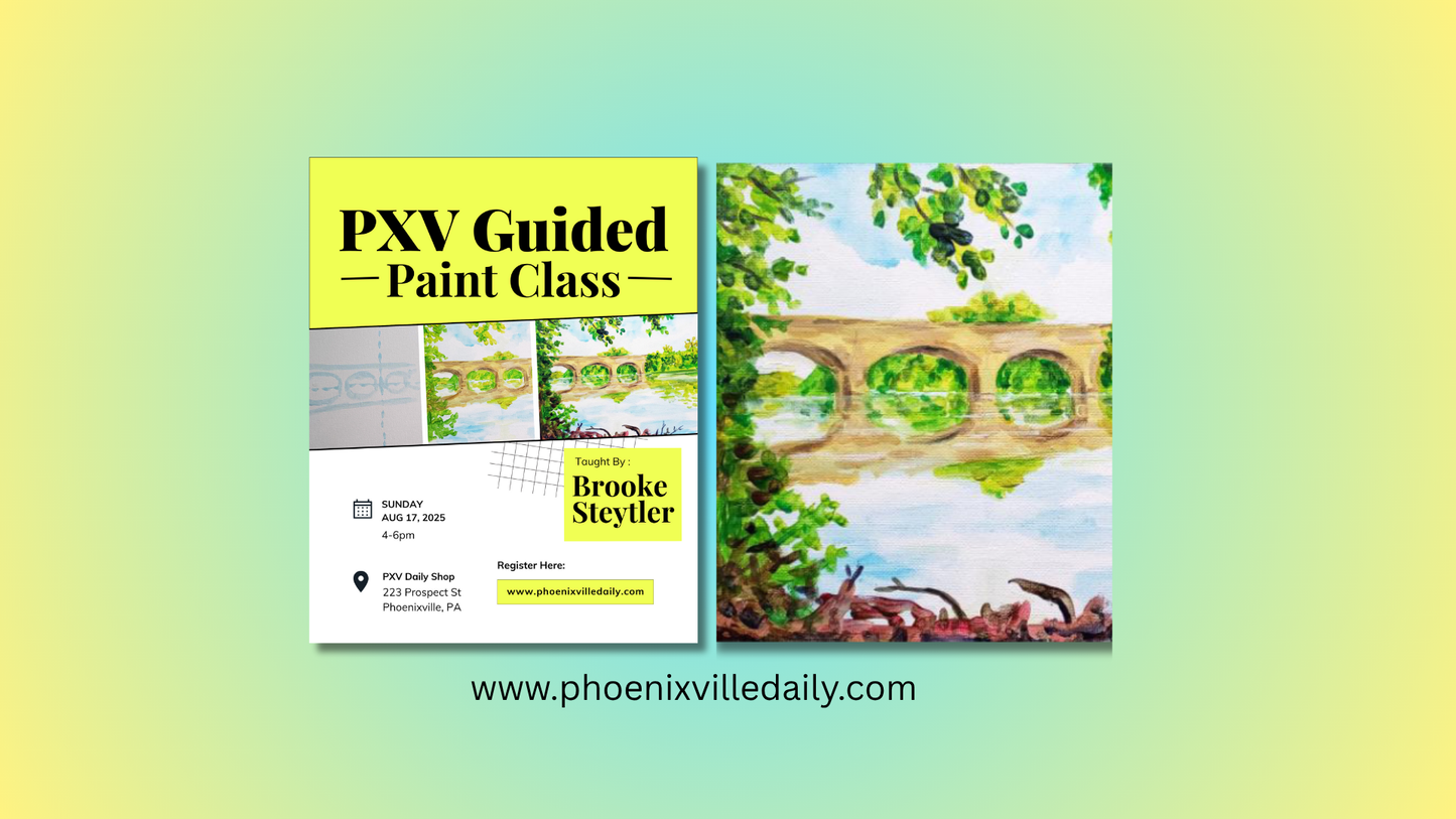 Guided PXV Railroad Arch Bridge Paint Class With Brooke Steytler
