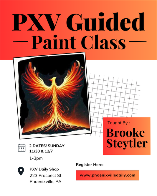 Paint Your Own Phoenixville Firebird With Brooke Steytler