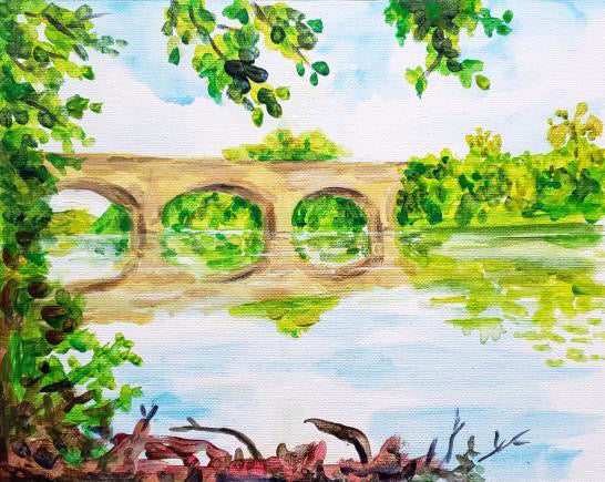 Guided PXV Railroad Arch Bridge Paint Class With Brooke Steytler