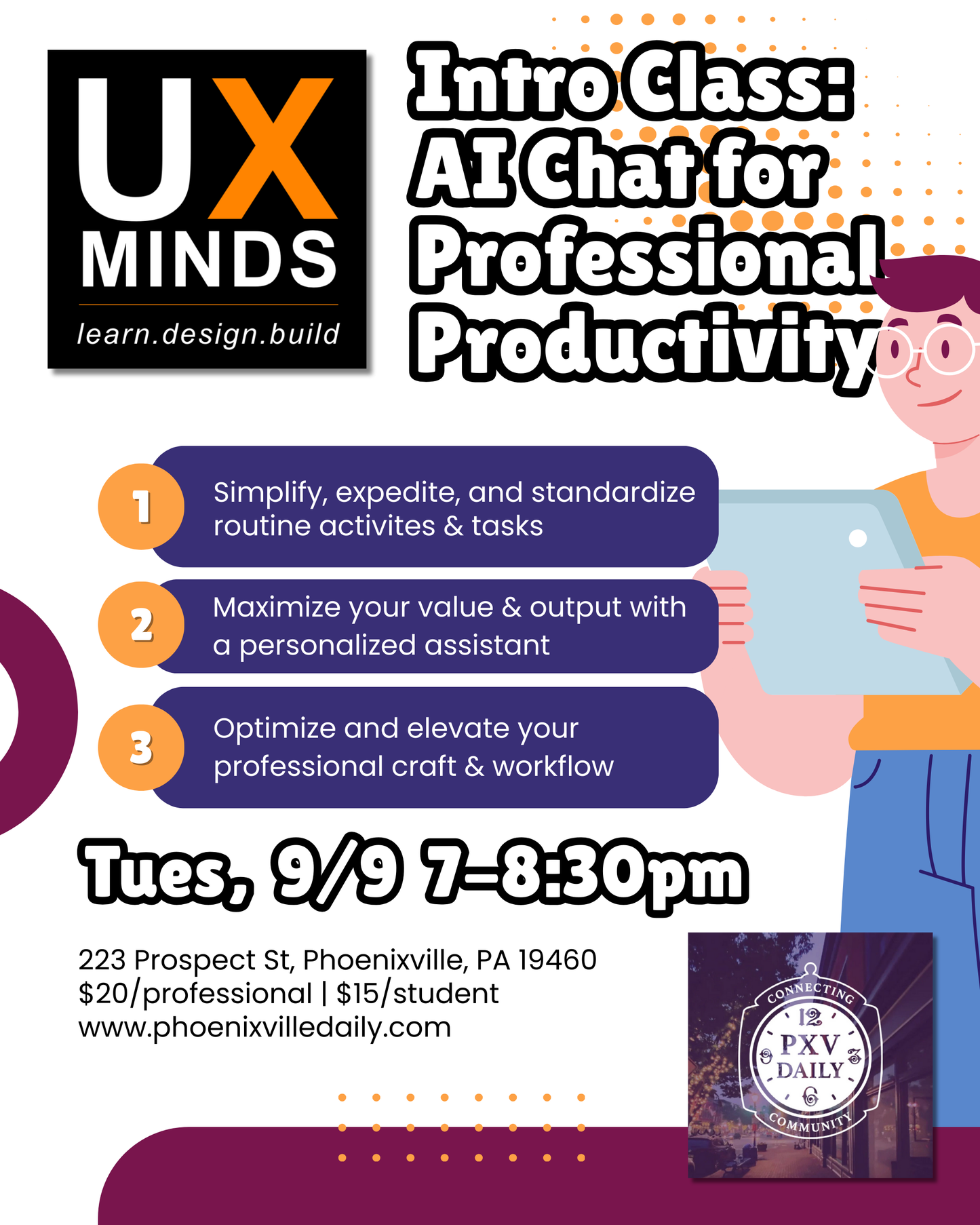 Intro to AI Chat for Professional Productivity with UX Minds