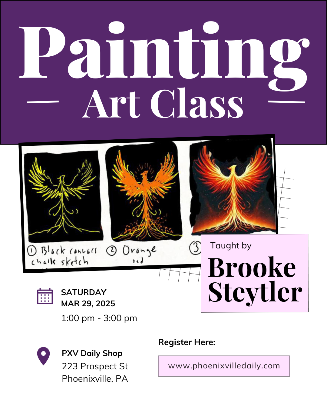 Intro to Painting Class With Brooke Steytler